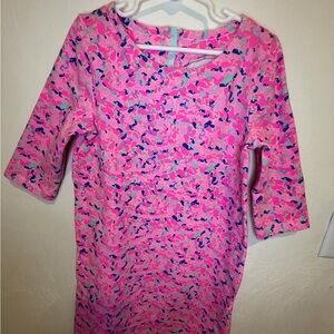 Vineyard Vines Pink and Blue Kids Dress